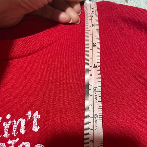 Holiday Time Men Red Graphic T-Shirt with Santa Design - Picture 6 of 12